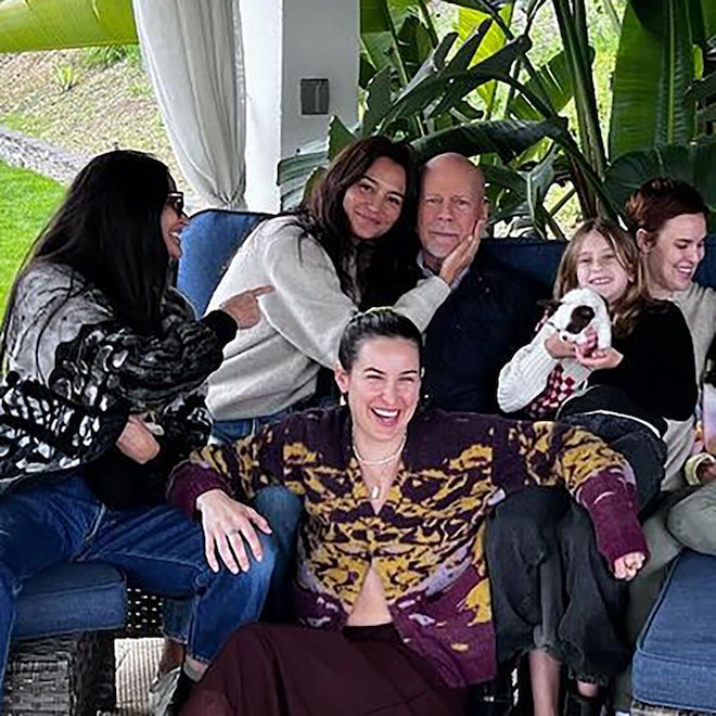 Bruce Willis, Emma Heming Willis, Demi Moore, Daughters, Instagram